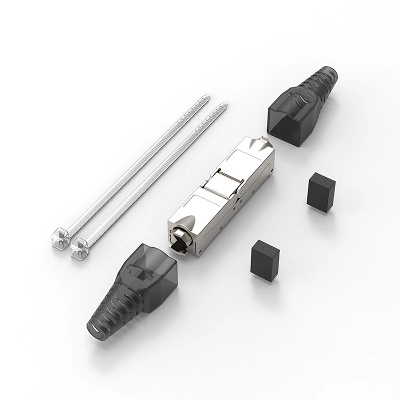 RJ45 Cat5e Cat6A Cat7 LAN Cable Tool-less Extension Connector Network Extender Junction Adapter Connection Box images - 6