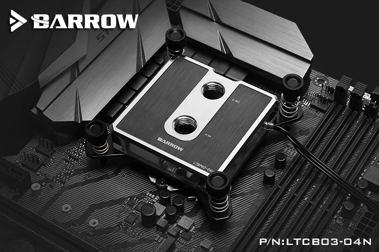 Курган Процессор воды блок использовать для Intel LGA1150 1151 1155 1156 гнездо/POM/латунь металлический Топ/A-RGB светильник Совместимость 5V GND 3PIN