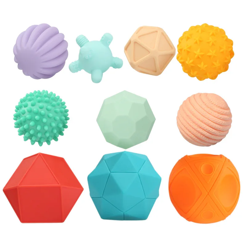 Детский резиновый мяч мягкий для рук Игрушки ванны капсульные прорезыватели