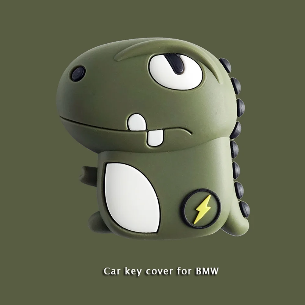

BMW remote control cover, BMW 3, 5, E46, E92, E93, E30, E36, E39, E46, E70, x4, X5, x1, G30, PU series beautiful dinosaur cover