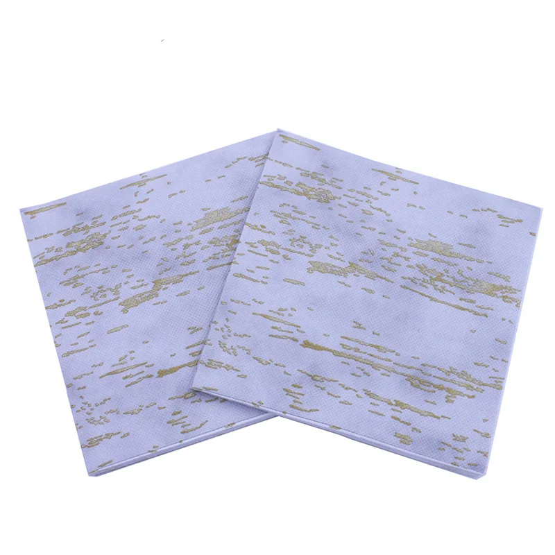 20 шт./лот вечерние принадлежности новый стиль мраморный бумажные салфетки для