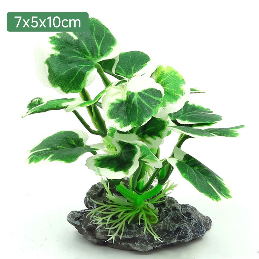 Аквариум Имитация тканевого листа искусственное водное растение аквариумный