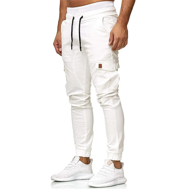 Мужские штаны новые модные мужские для бега фитнес бодибилдинг спортзал брюки