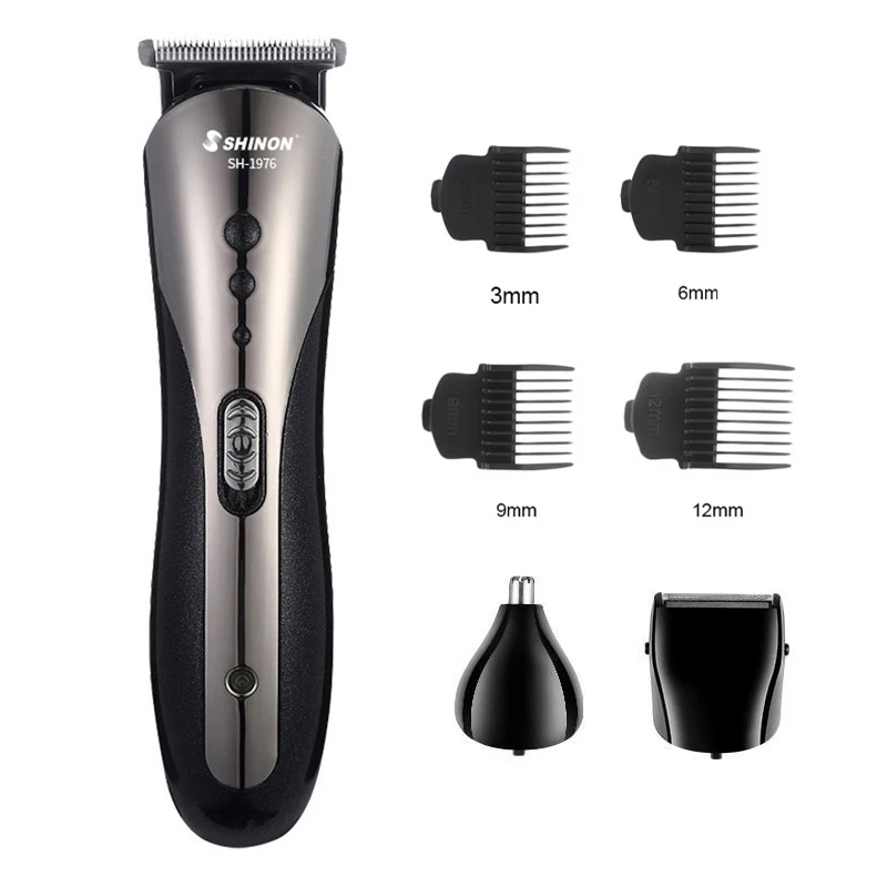 

All 3 in1 Rechargeable Hair Clipper for Men Waterproof Wireless Beard Nose Ear Shaver Hair Trimme