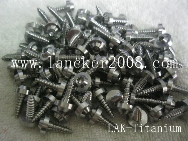 Титановая звездообразная розетка с круглой головкой и фланцевым резьбовым