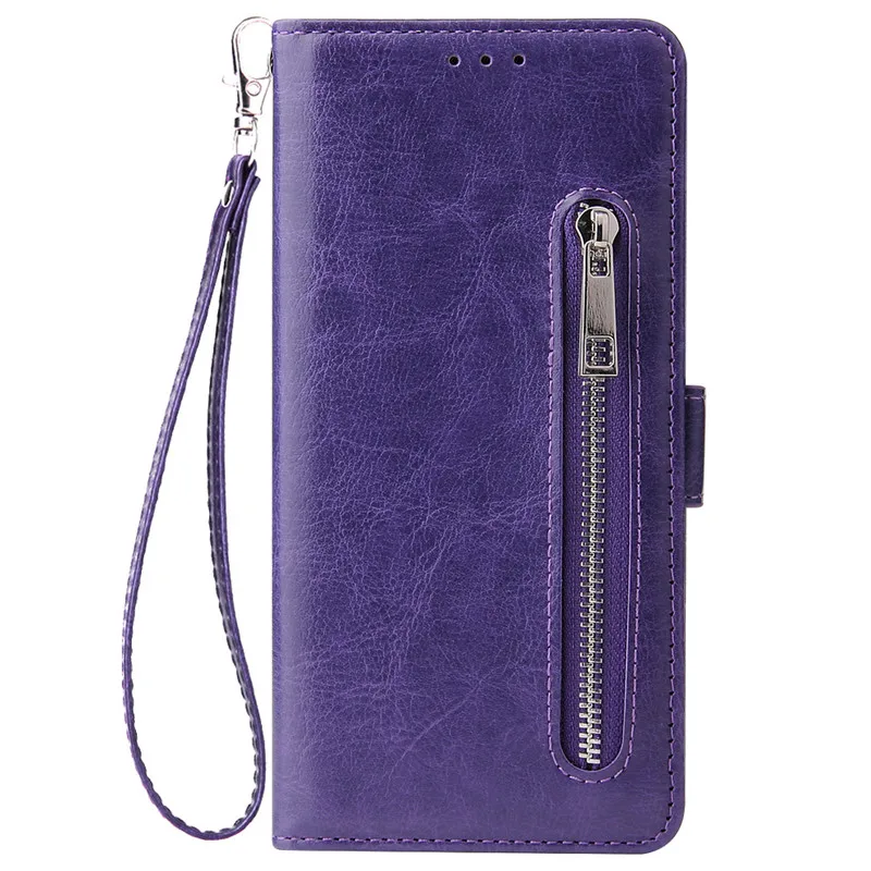 Кожаный чехол для Xiaomi Redmi Note 8 Pro Чехол для Fundas Xiaomi Redmi Note 8 Pro чехол на молнии кошелек чехол для телефона s Etui