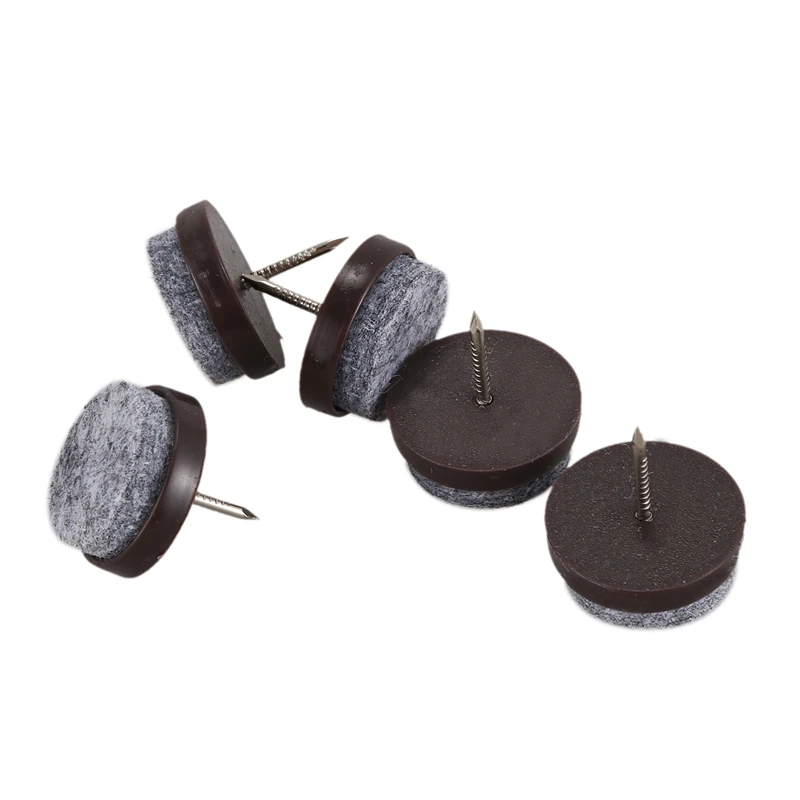 50 шт стул ноги пол Войлок накладки для скольжения DIY ногтей протекторы 22