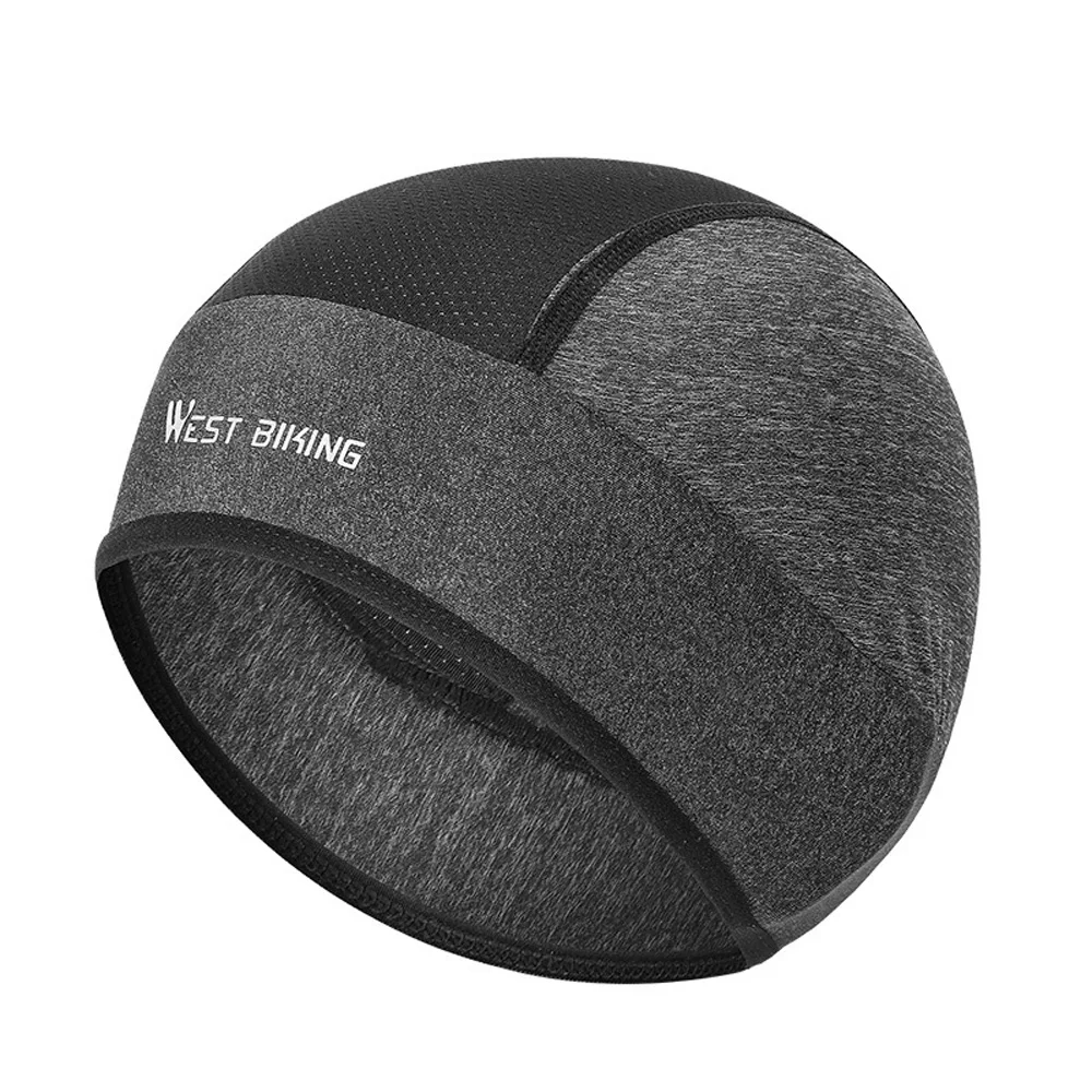 

WEST BIKING Men Women Bike Soft Breathable Windproof Beanie Hat Under Hood Helmet Cap Headwear Headgear Cycling Clothings