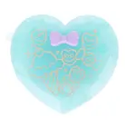 Складная Щетка для волос TY17 с зеркалом, компактный карманный размер, дорожная расческа в форме сердца, подарок U2JD