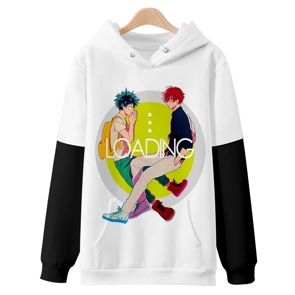 Костюм для косплея аниме Моя геройская Академия Deku Повседневная Толстовка с