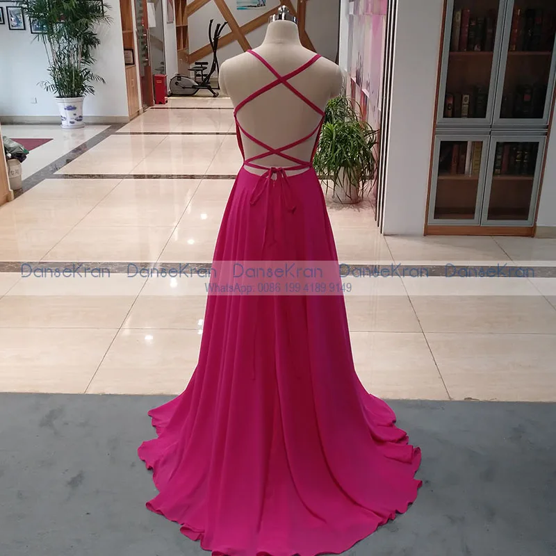 

Backless Shiny Prom Dresses 2021 High Side Split Dresses for Wedding Party A-Line Satin Formal Evening Gowns Vestidos De Fiesta