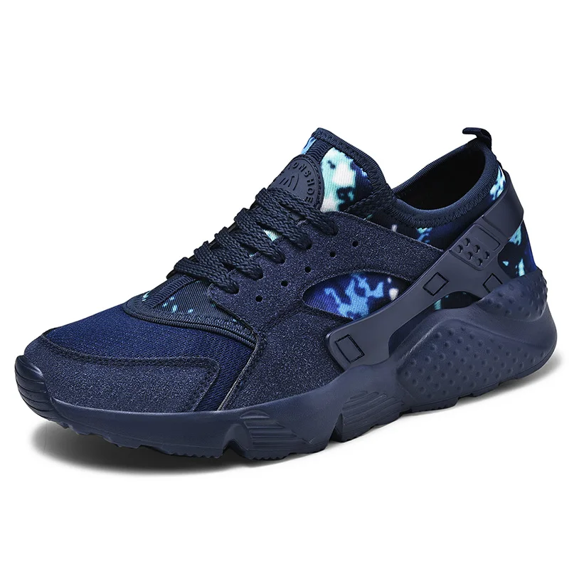 Кроссовки мужские беговые кроссовки ayakkabi erkek Большие размеры 47 valentine tn NK air Huarach обувь женская уличная обувь zapatos de hombre - Цвет: Blue