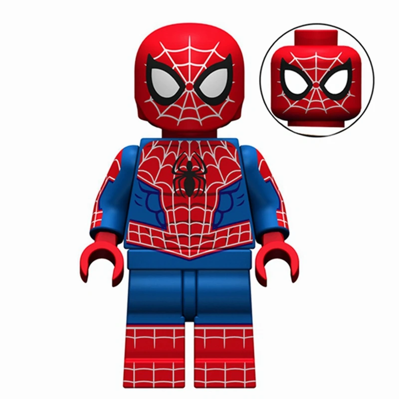 Marvel Super Heroes Thanos Iron Man Thor Hulk Spiderman Batman Avengers Building Blocks Figures Playmobil Toys for Children Gift