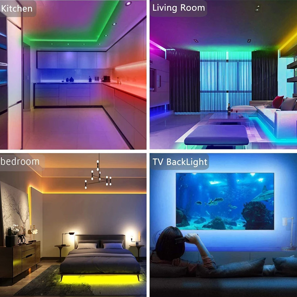 Светодиодная лента Zigbee Tuya RGB + CCT 12 в пост. Тока 24 В | Лампы и освещение