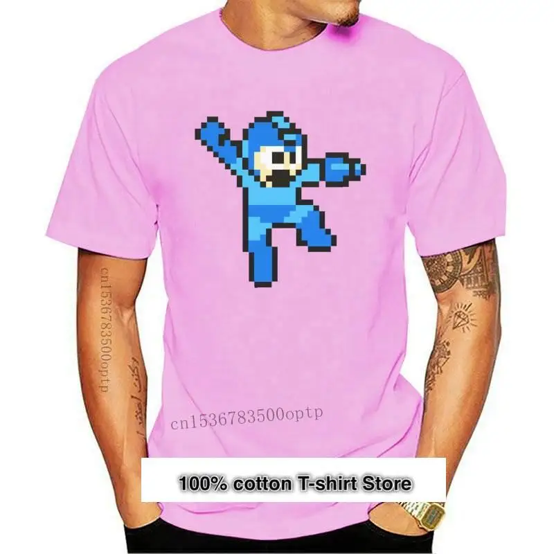 

Megaman-Camiseta Retro, игра для мужчин, 8 бит, пиксель, Новинка