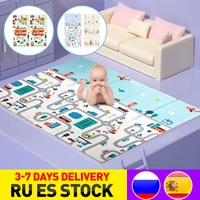 xpe folding baby play mat 1cm thick crawling toys for childrens carpet climbing gyme game road pad living room home kids rug