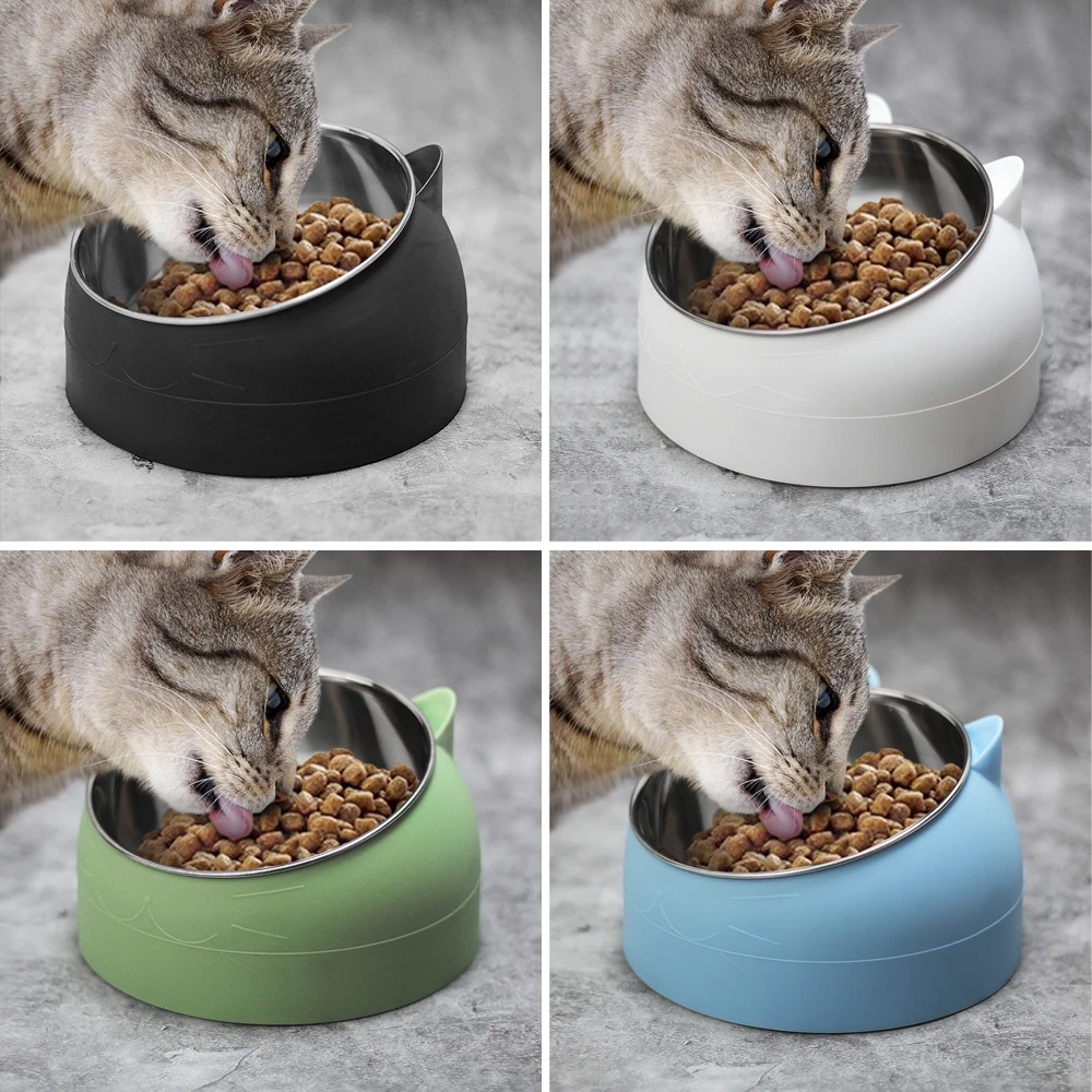 

Dogs Feeders Cat Feeding Bowl Pet Supplies Cat Bowls With Raised Stand For Cats Bowl Pet Food And Water Bowls