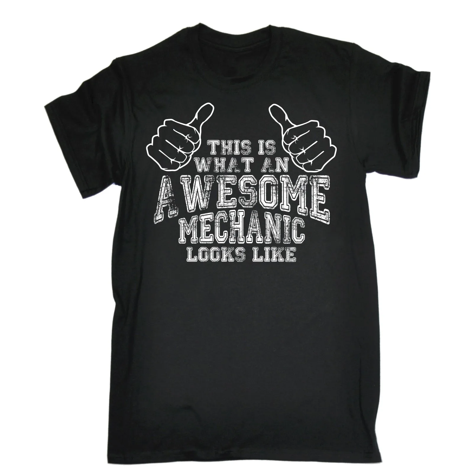 WHAT AN AWESOME MECHANIC LOOKS LIKE T Shirt забавный подарок на день рождения футболка для мужчин