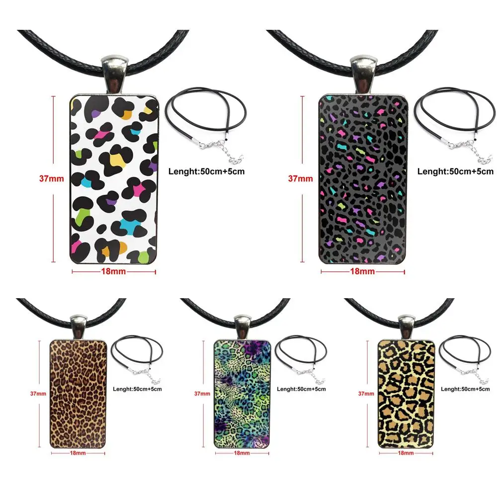 Золотое желтое Пастельное леопардовое для женщин ювелирное модное ожерелье