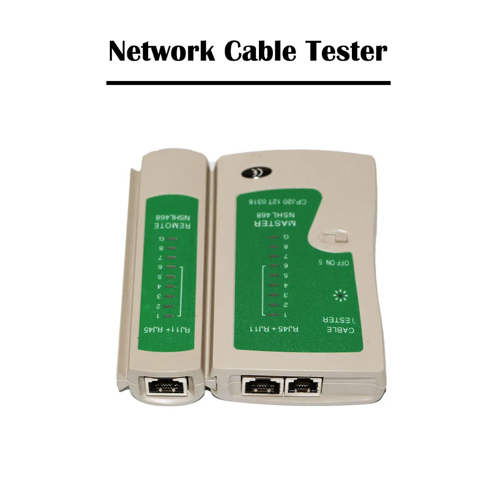 Сетевой Кабельный тестер RJ 11 RJ12 RJ45 порт Cat5 Cat6 Lan провод детектор телефонной линии