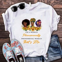 black lives matter phenomenal women t shirt melanin queen print tee shirt femme black girl magic graphic t shirts basic tshirt