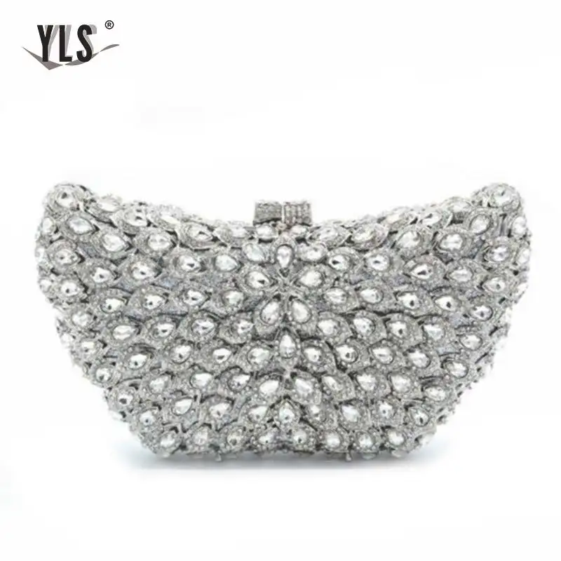 Женская модная сумка-клатч с кристаллами для кошельков Стразы ужина свадьбы