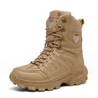 Мужские тактические ботинки для пустыни, армейские ботинки больших размеров 47, мужские износостойкие Военные боевые ботильоны, уличные походные ботинки, новинка 2020