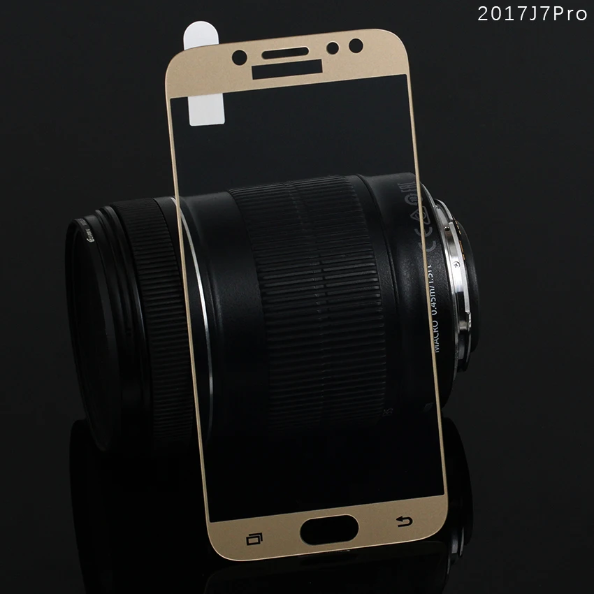 3D Full Cover Tempered Glass For Samsung Galaxy J7 Pro (2017) Screen Protector J730 Film | Мобильные телефоны и
