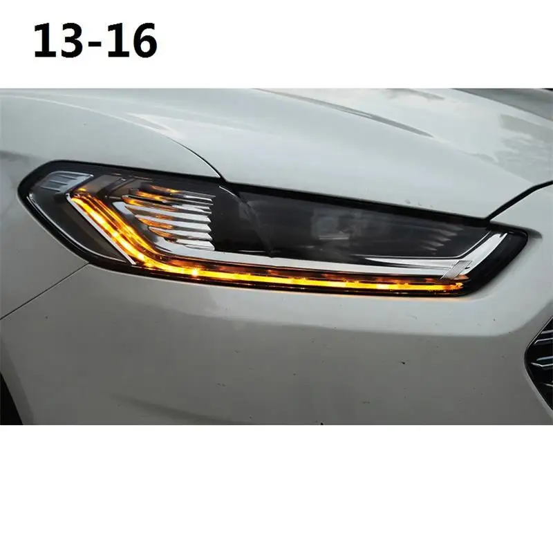 Внешний стиль Luces Para Авто Лампа Cob Led Drl дневные ходовые фары автомобильные огни в сборе 17 18 для Ford Mondeo