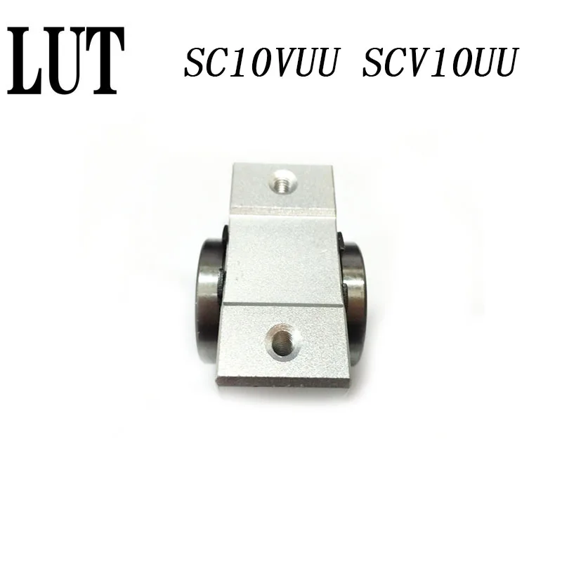 

High quality 4PCS 10mm bearing bushing SC10V SC10VUU SCV10UU linear bearing block for 10mm linear shaft units CNC router