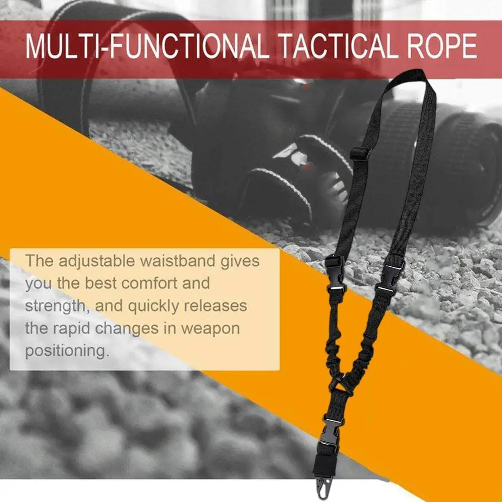 

Тактическая одноточечная винтовка, ремень на плечо, военный Регулируемый ружье, многофункциональное уличное охотничье снаряжение