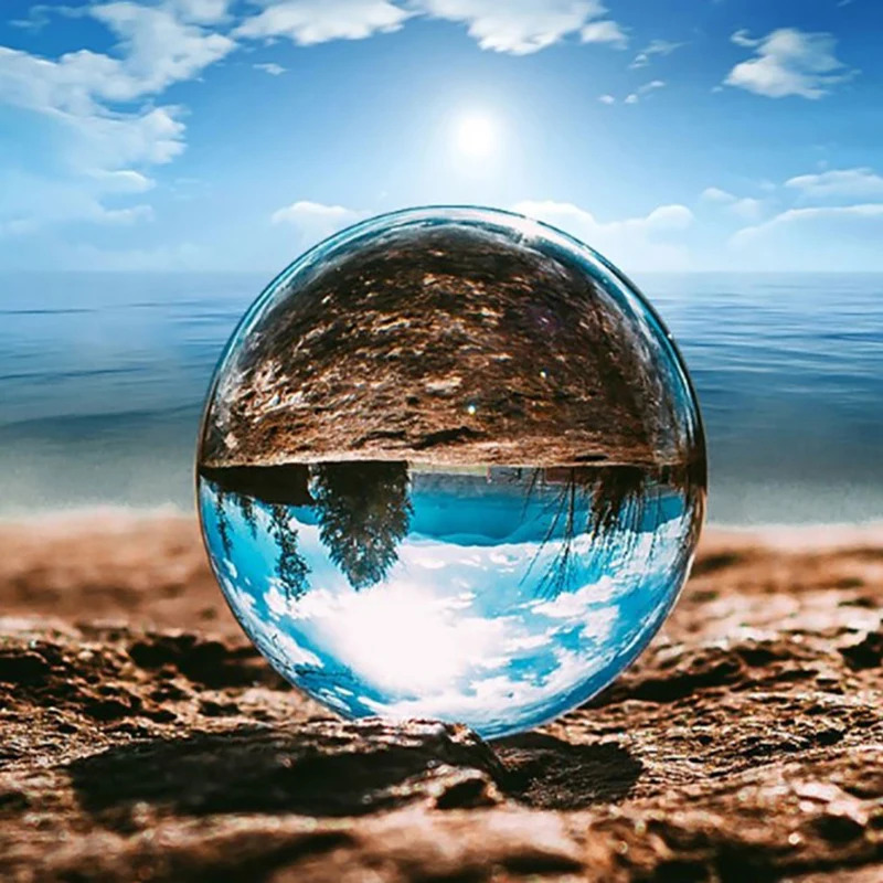 

1 шт. хрустальный шар большой прозрачный хрустальный шар счастливая Радуга фото хрустальный шар