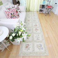 europe style stair corridor rug flower kitchen mat decor bedside bedroom carpet living balcony pastoral rug rugs jacquard room