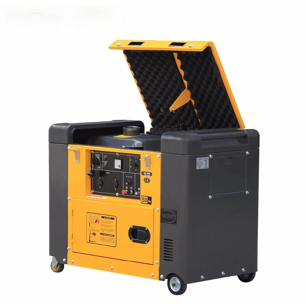 

Портативный дизельный генератор 7 кВА 5 ква цена DG8500SE