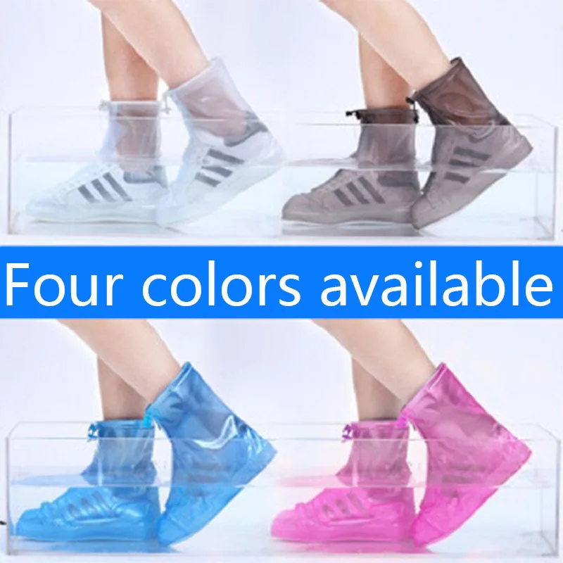 

Защита для обуви 1 пара, утолщенные Нескользящие ботинки, водонепроницаемая крышка для обуви, защитные ботинки унисекс для улицы, многоразо...