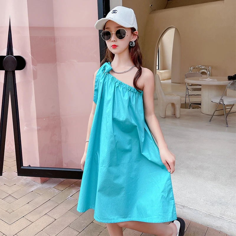 Платье для девочек в европейском и американском стиле модные дизайнерские