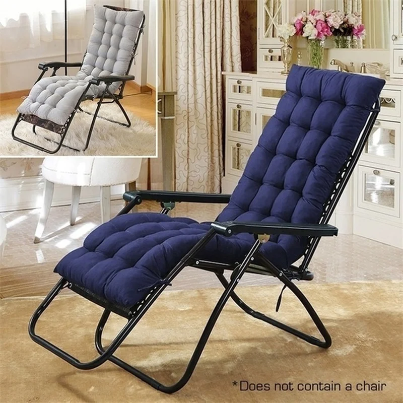Lounge Chair Cushion Double-sided Pad Lunch Break Folding Beds Cot Camping Outdoor Chaise pad | Дом и сад