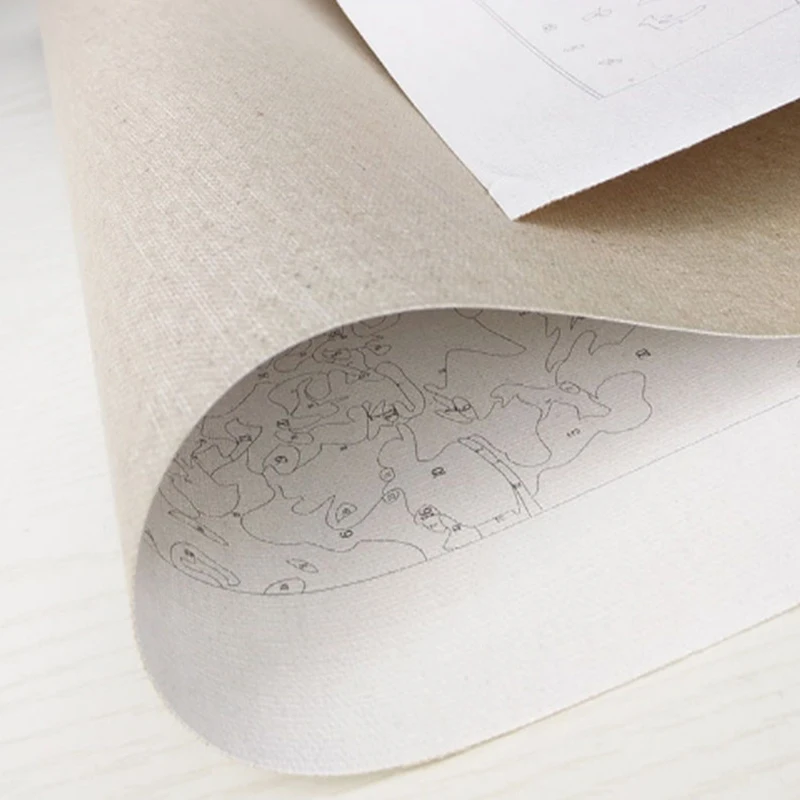 Горячая картина по номерам для взрослых начинающих DIY наборы на холсте без рамки