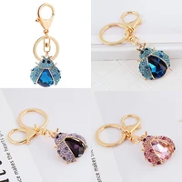 insect shape for girls bag crystal cute sparkling accessories keychain