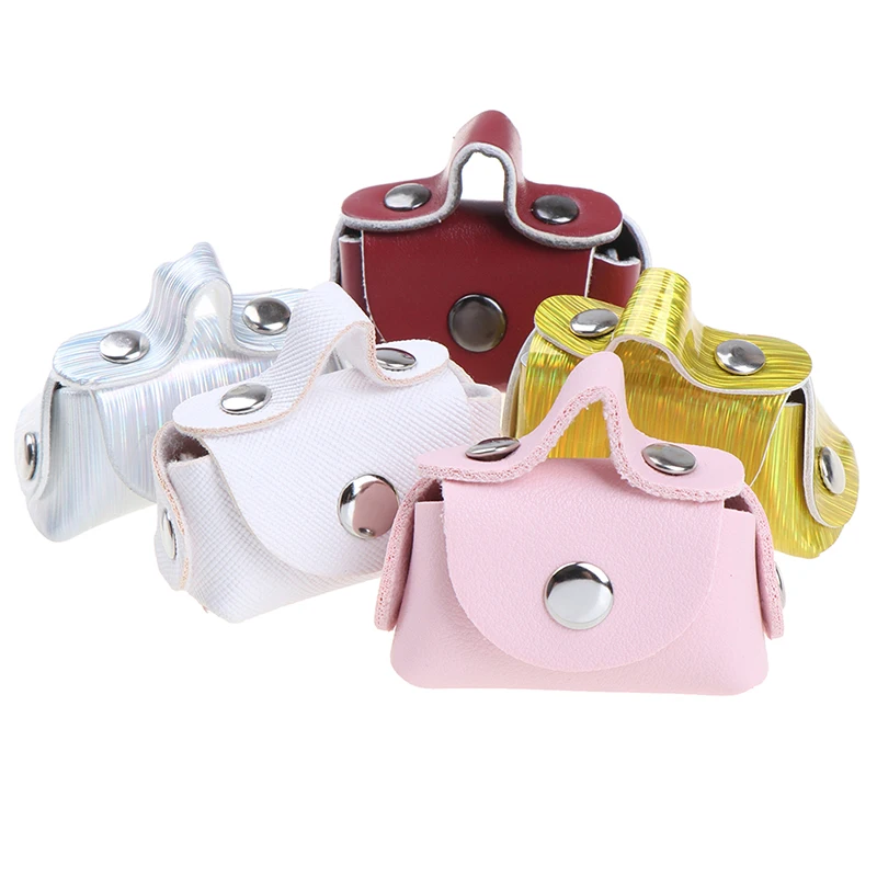

1 Pcs/lot Fashion 1/6 Doll Accessories Doll Handbag Lady Leather Bag Purse Accessories Dollhouse Kids Toy