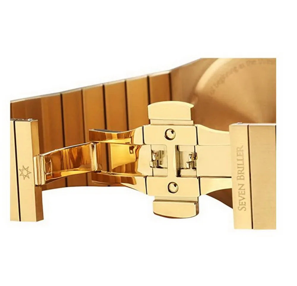 Men Fashion Business Boy Business Watch Luminous Stainless Steel Waterproof Hollow Quartz Watches