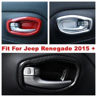 inner door pull doorknob handle hand clasping bowl decoration cover trim fit for jeep renegade 2015 2020 interior refit kit