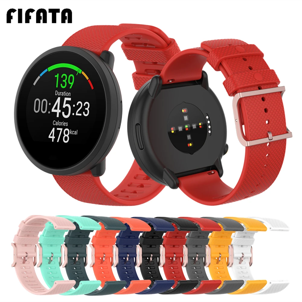 Силиконовый ремешок FIFATA для смарт-часов Polar Unite браслет Vantage M/GritX/flamte аксессуары