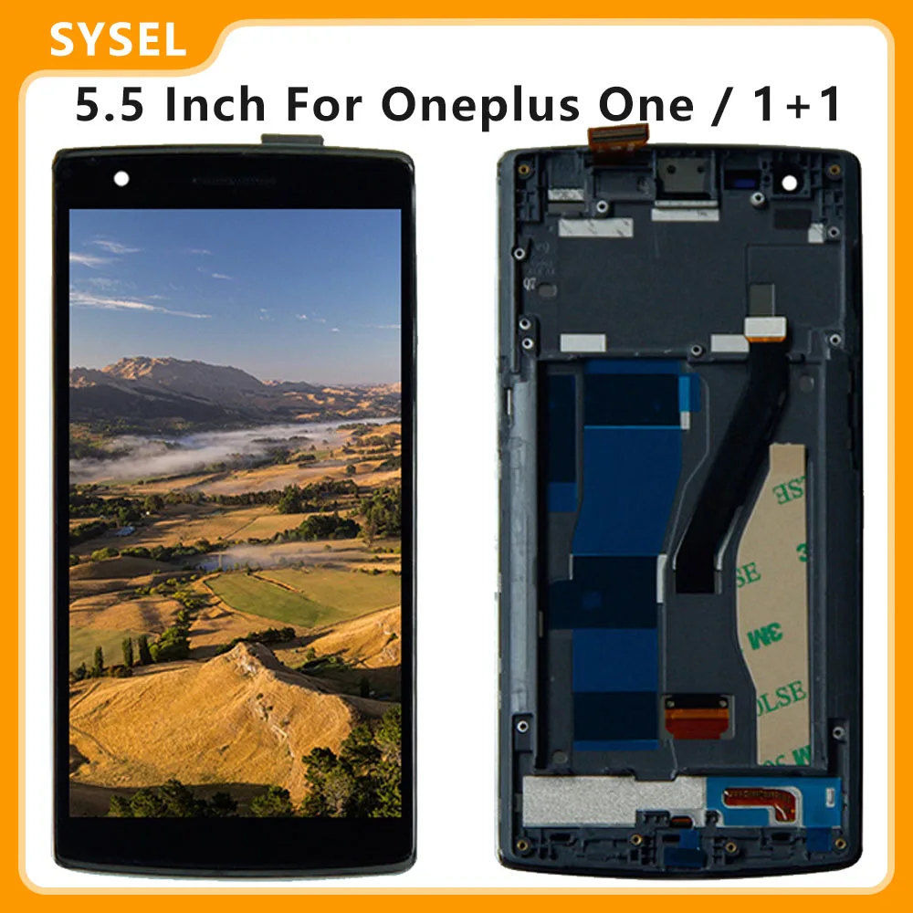 ЖК дисплей с дигитайзером для Oneplus One / 1 + A0001 сенсорная панель в сборе ONEPLUS ONE