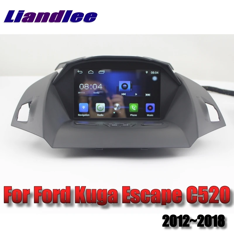 melhor Para Ford Kuga Fuga C520 2012 ~ 2019 LiisLee TV Multimídia Carro DVD GPS De Áudio Hi-Fi De Navegação NAVI Rádio Estéreo Estilo Original