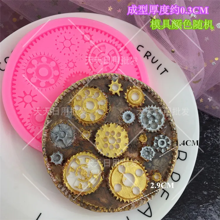 Различные виды часов и форма шины силиконовая для торта инструменты