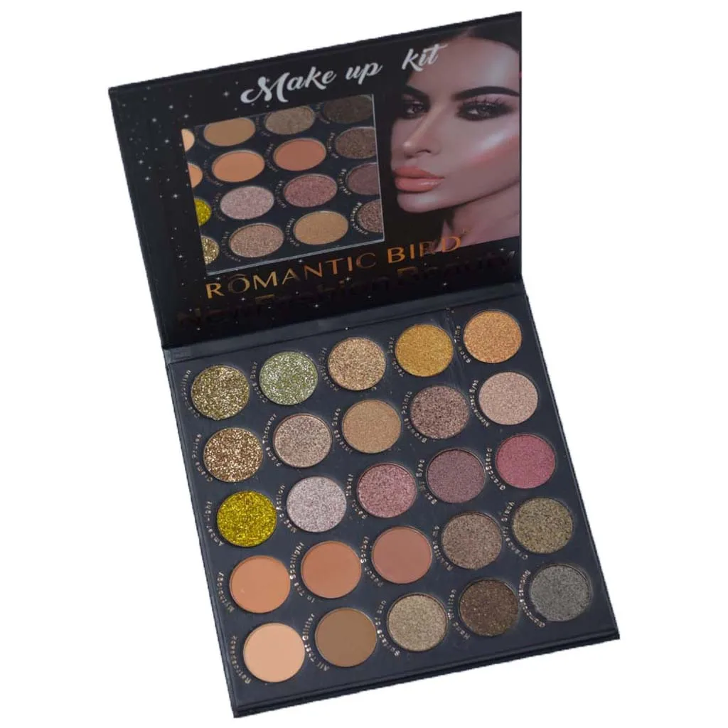 New Fashion Shimmer Matte Eye Shadow Palette Makeup Natural Make Up Cosmetic Tools Pigment Eyeshadow Palet Палитра теней |