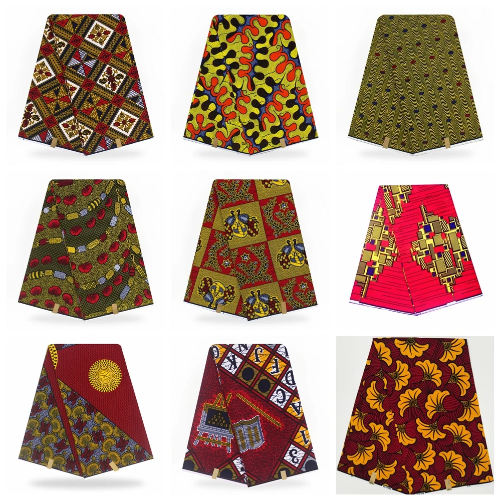 

Veritable Wax Veritable Guaranteed Real Pagne Wax High Quality Pagne Wax Veritable African Ankara Sewing Fabric For Dress Soft