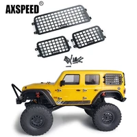 axspeed metal stereoscopic window mesh protective net for axial scx24 axi00002 jeep 124 rc car decorations parts accessories