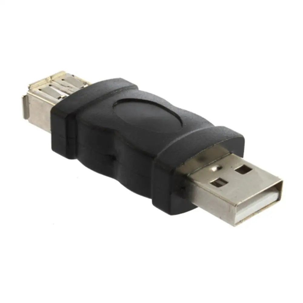 

New Firewire 6 Pin Female To USB 2.0 Type A Male Adaptor Adapter Cameras Mobile Phones MP3 Player PDAs Black Wholesale